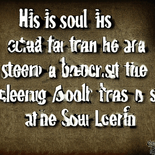 AI generated: His soul is detached from his body and this soul can be seen floating in the air above his sleeping ...