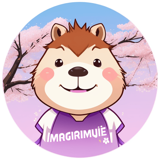 AI generated: imagine mascot mark logo showing an capybara smile, comic book style character, fun, creative, of ci...