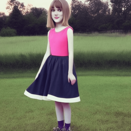 AI generated: Feminine teen boy, wearing a dress, instagram picture