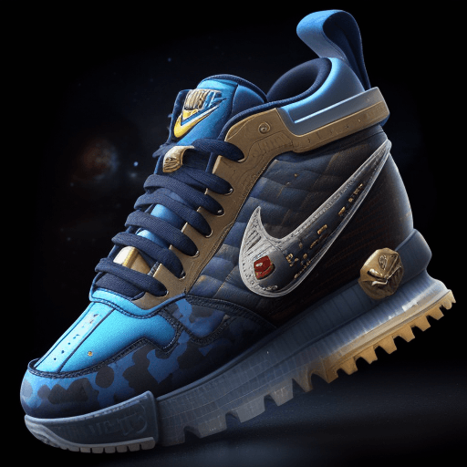 AI generated: Sneaker design, nike, warhammer 40000 Space Marine, insanely detailed, 8k --ar 4:5