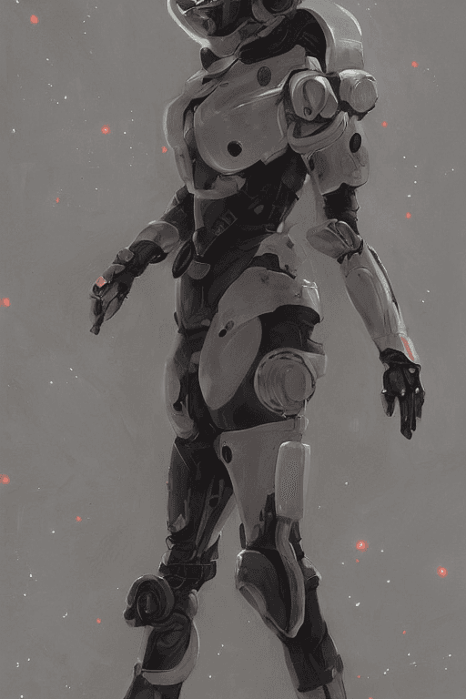 AI generated: Hyper realistic painting of a beautiful girl in an EVA plugsuit, hyper detailed, anime, by greg rutk...