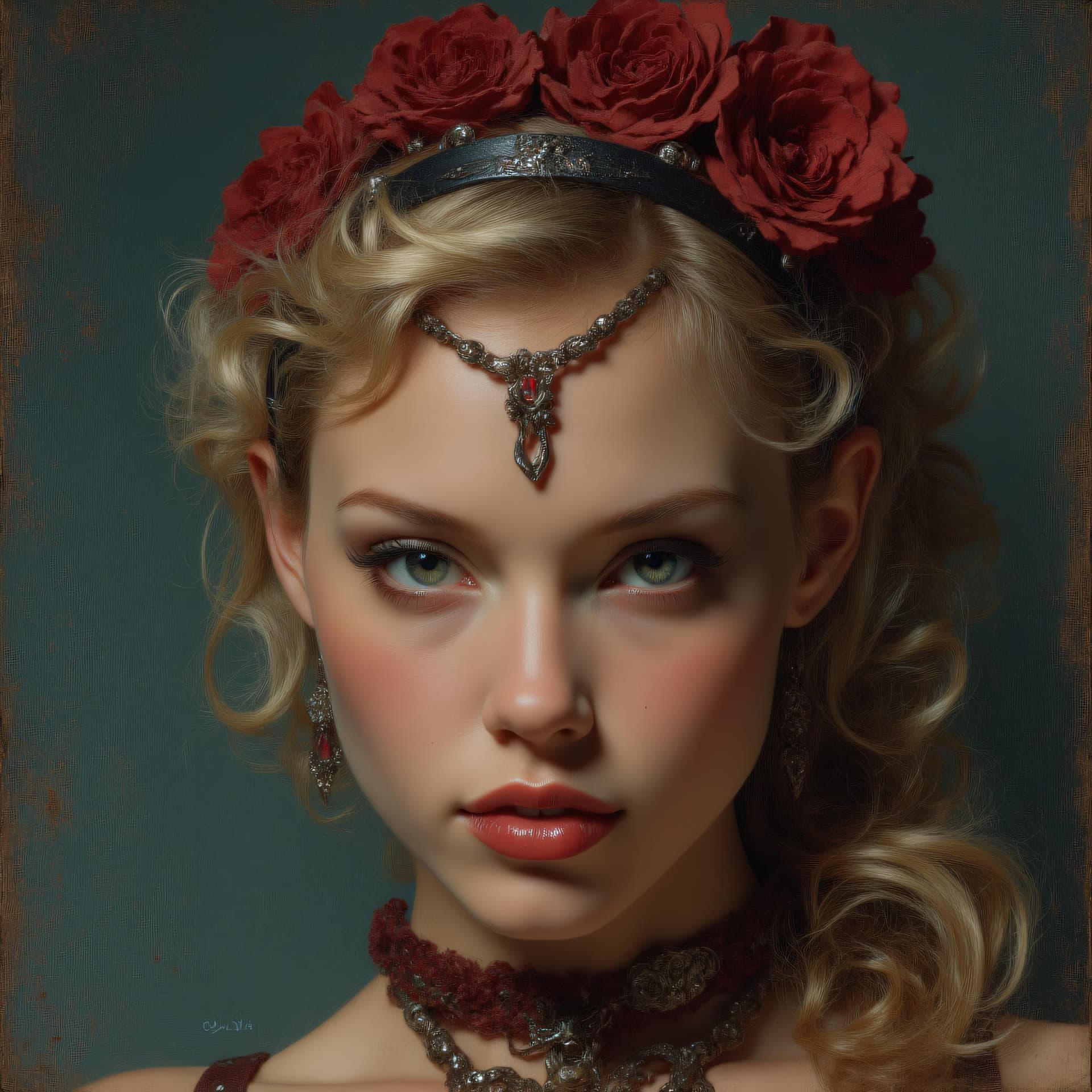 Dark Fantasy Pulp Pinup - Image 1