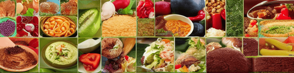 AI generated: worldwide yummy food background photos
