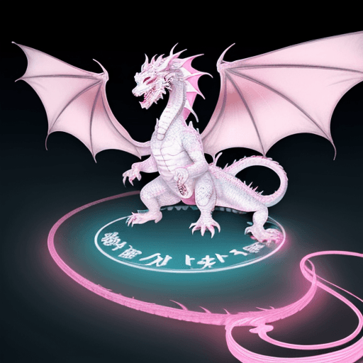 AI generated: 
Japanese dragon drawing, in anime style, uhd image, anime representations, digital art, neon, white...