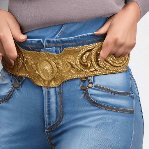 AI generated: Gold waistbelt