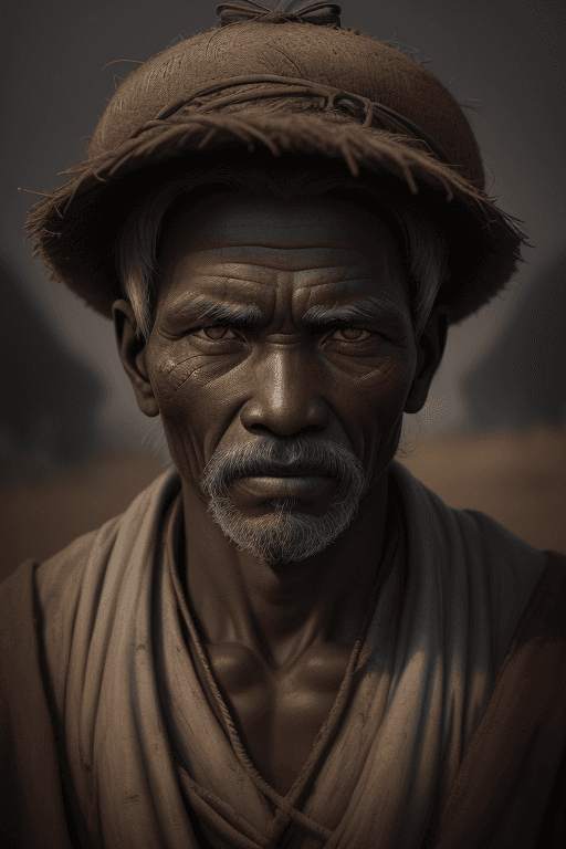 AI generated: 
a portrait of a former black coal miner in the 19th century, beautiful painting with highly detaile...