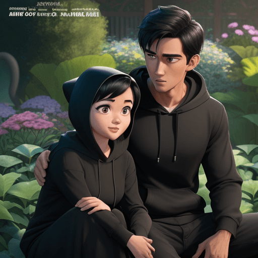 AI generated: Pixar and Disney's animated poster entitled "Kota Bitung" tells the story of a handsome man, wearing...