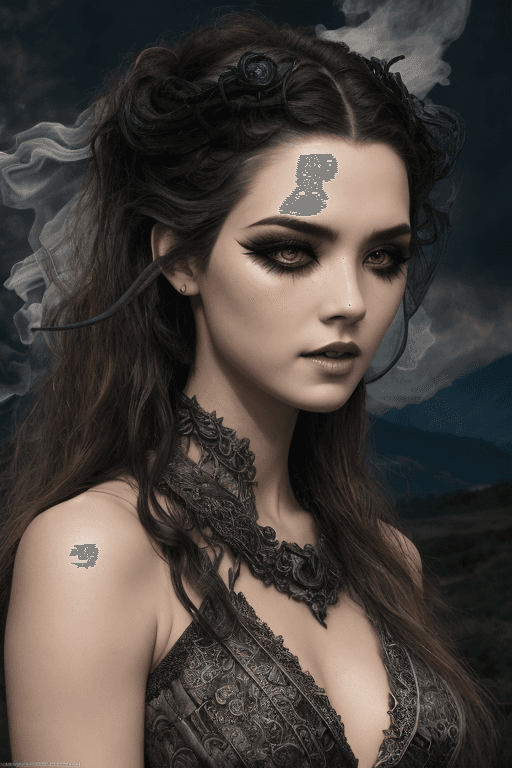 AI generated: (masterpiece:1 0),((Scottish:0.3)),((European:0.5)),((very pale skin:0.5)),((young witch)),practices...