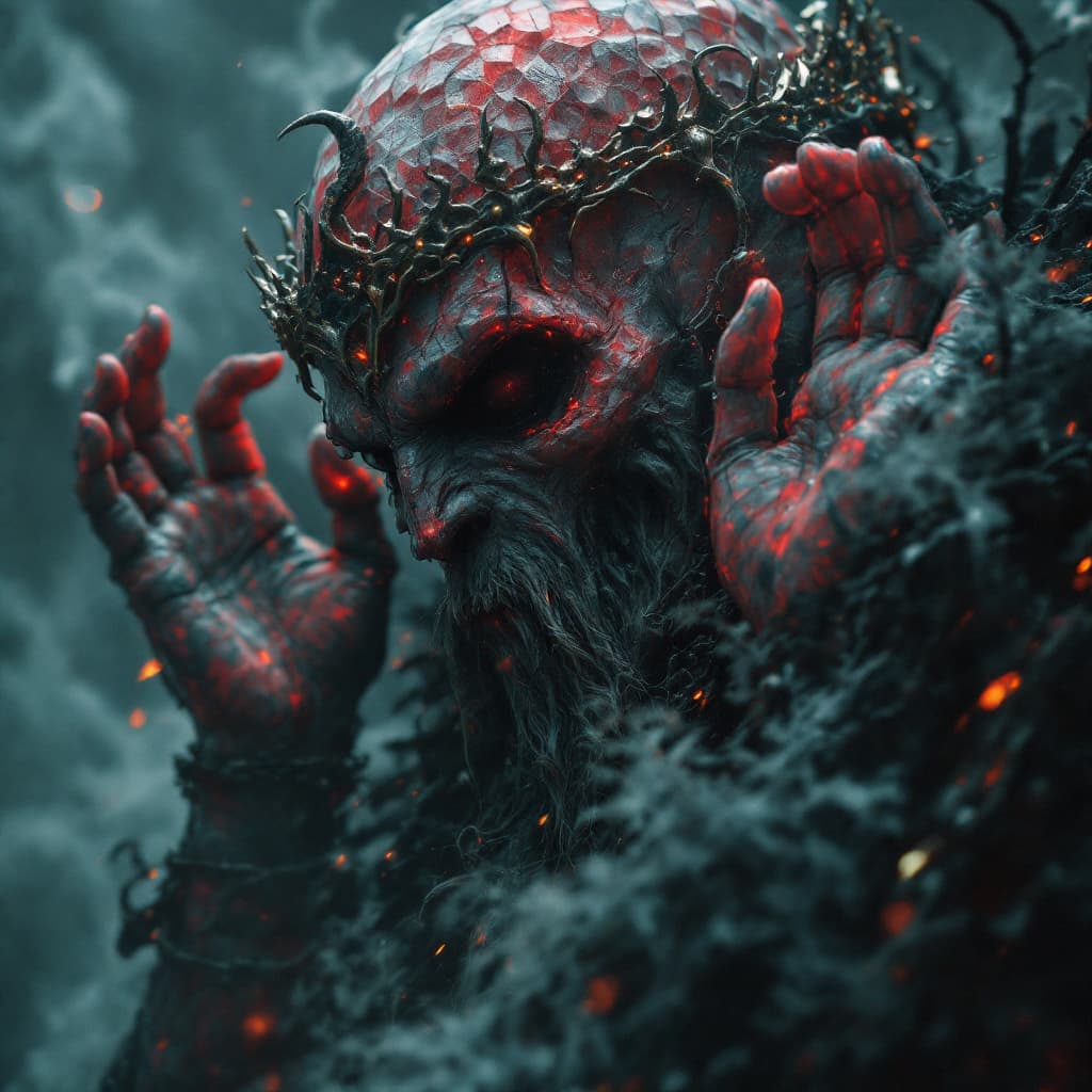 AI generated: Hyperrealistic art concept art cinematic film still comic Renaissance style (angelarium:1.1). god of...
