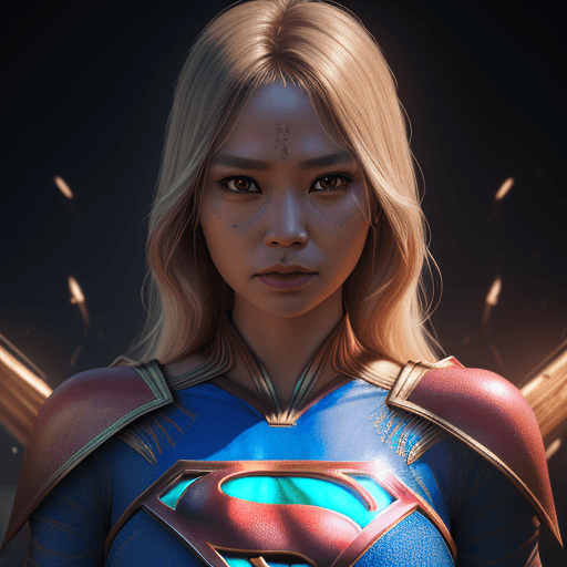 AI generated: woman indonesia supergirl,((ultra realistic details)), portrait, detailed face,global illumination, ...
