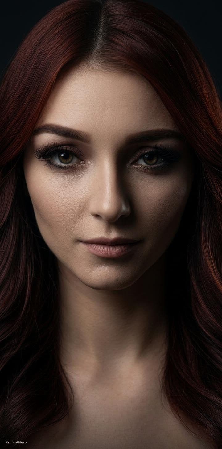 AI generated: high-resolution photograph, woman, stunning use of shadows, in the syle of crisp lines and forms,  U...