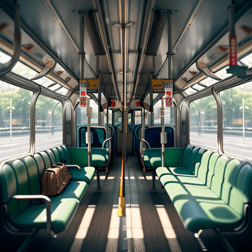 AI generated: environmental axis with effects on public transportation 8k, intricate detail, photorealistic, reali...