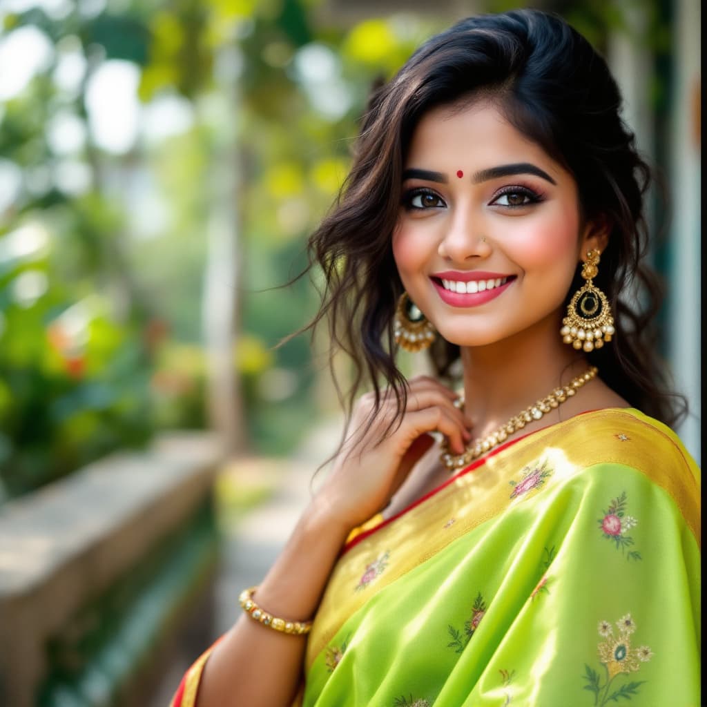 AI generated: indian fansion girl