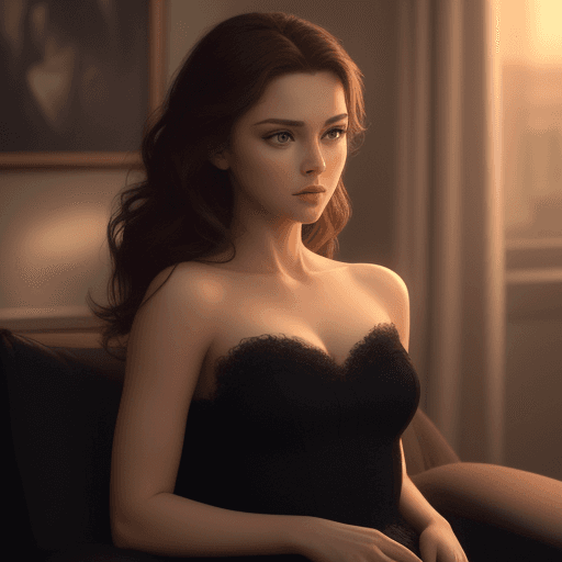 AI generated: like movie, beautiful actress