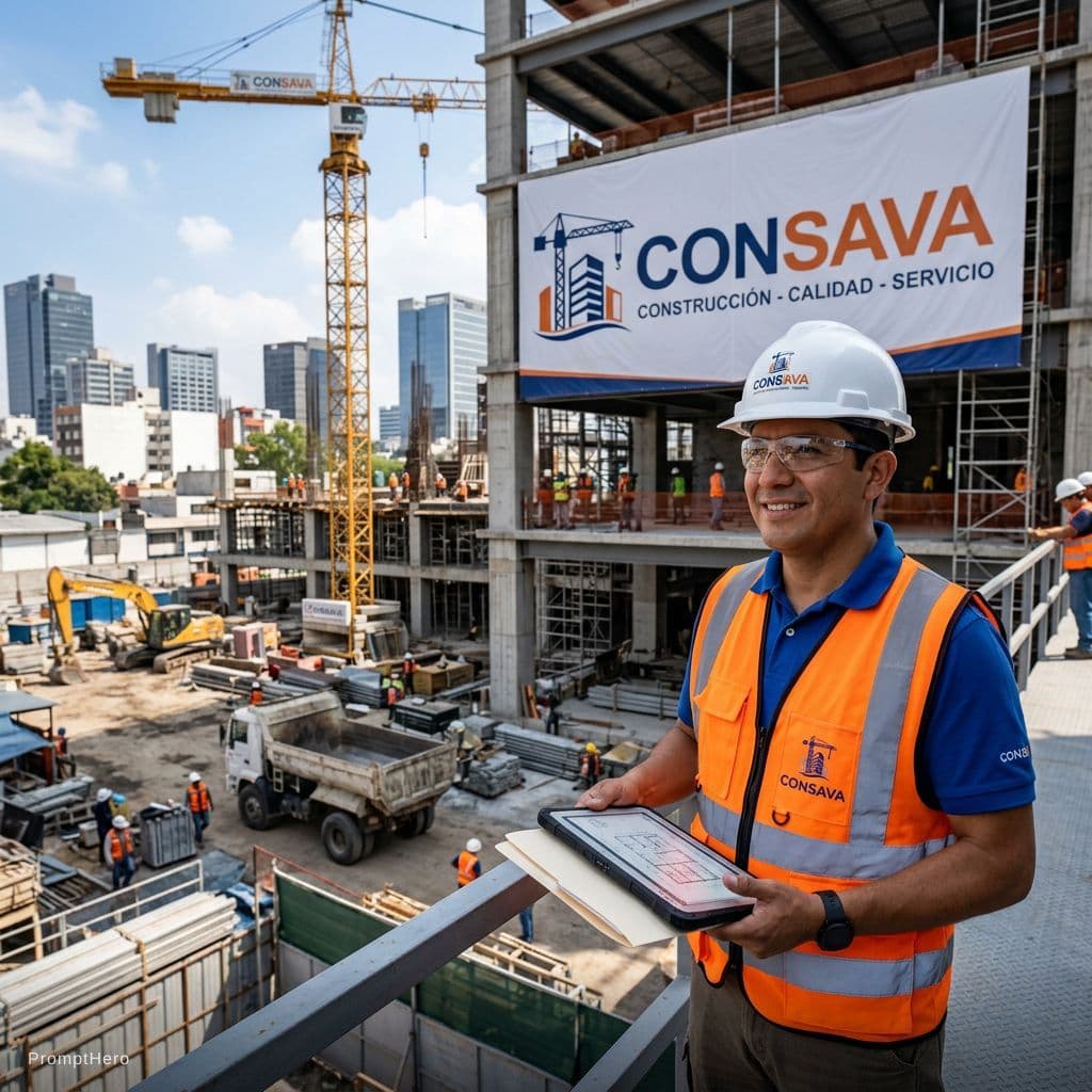 AI generated: CREAR UNA IMAGEN CORPORATIVA DE EMPRESA DE CONSTRUCCION CONSAVA

