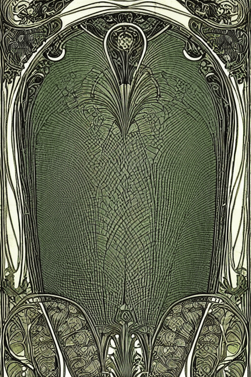 AI generated: 3d rendered Baroque designs, Art Nouveau sculpture engraving of isometric view celestal diagram  orn...
