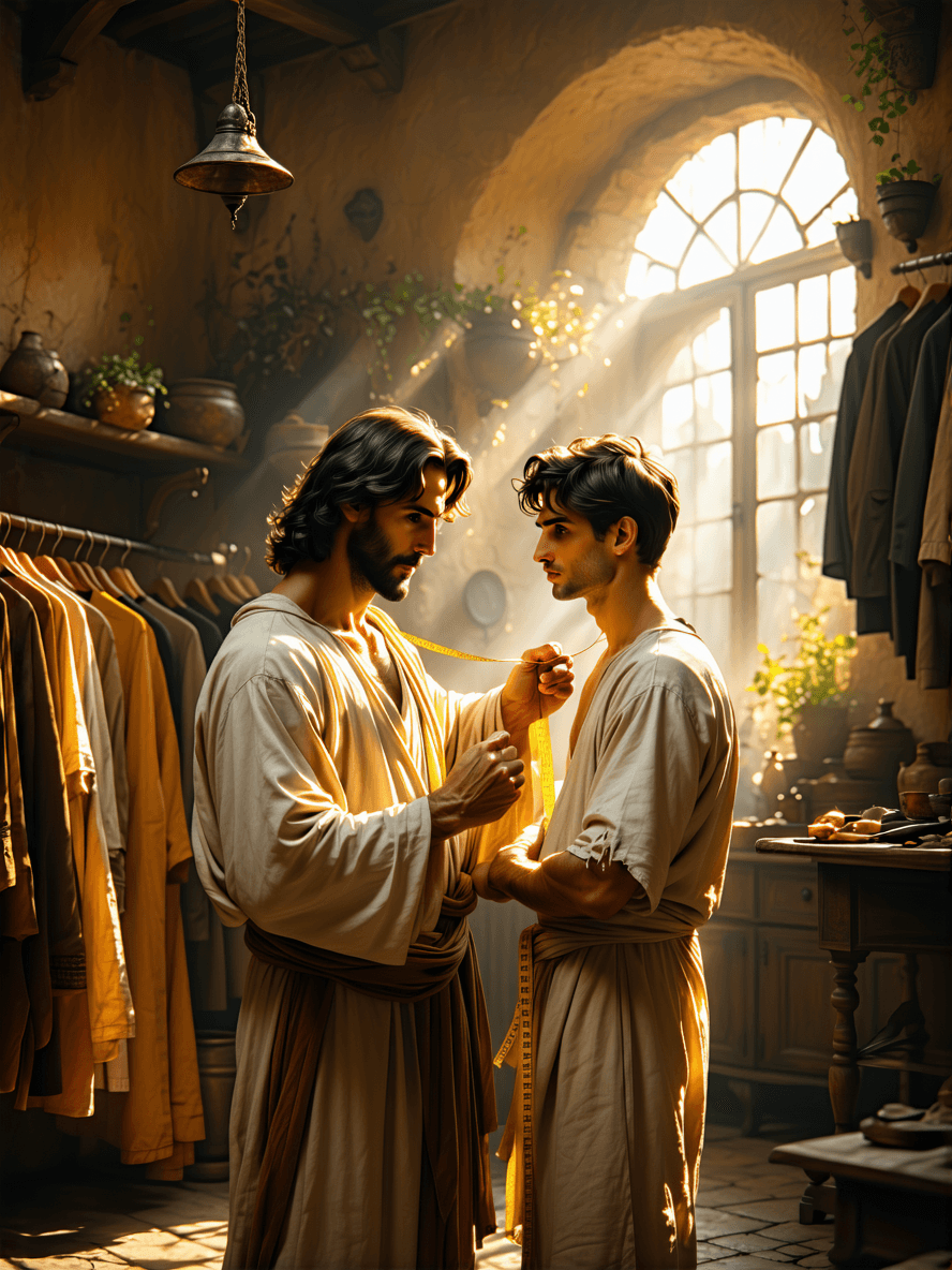 AI generated: Sacred iconography, resembling a holy painting, highly detailed, timeless classical style. Inside a ...