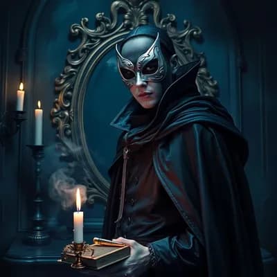 AI generated video: Scenario with time stamps to be followed, describing micro story Magician:
0:00-0:02 seconds: The M...