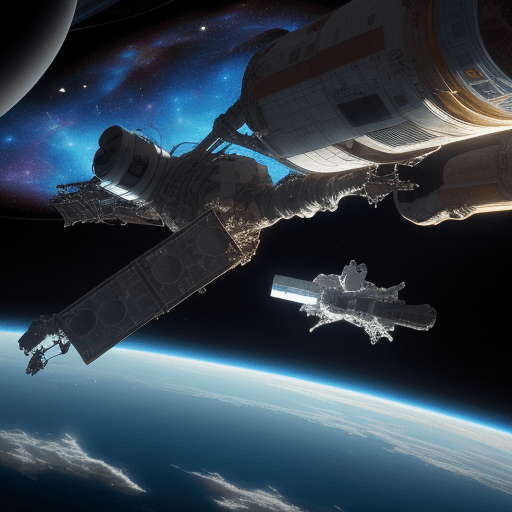 AI generated: in space 