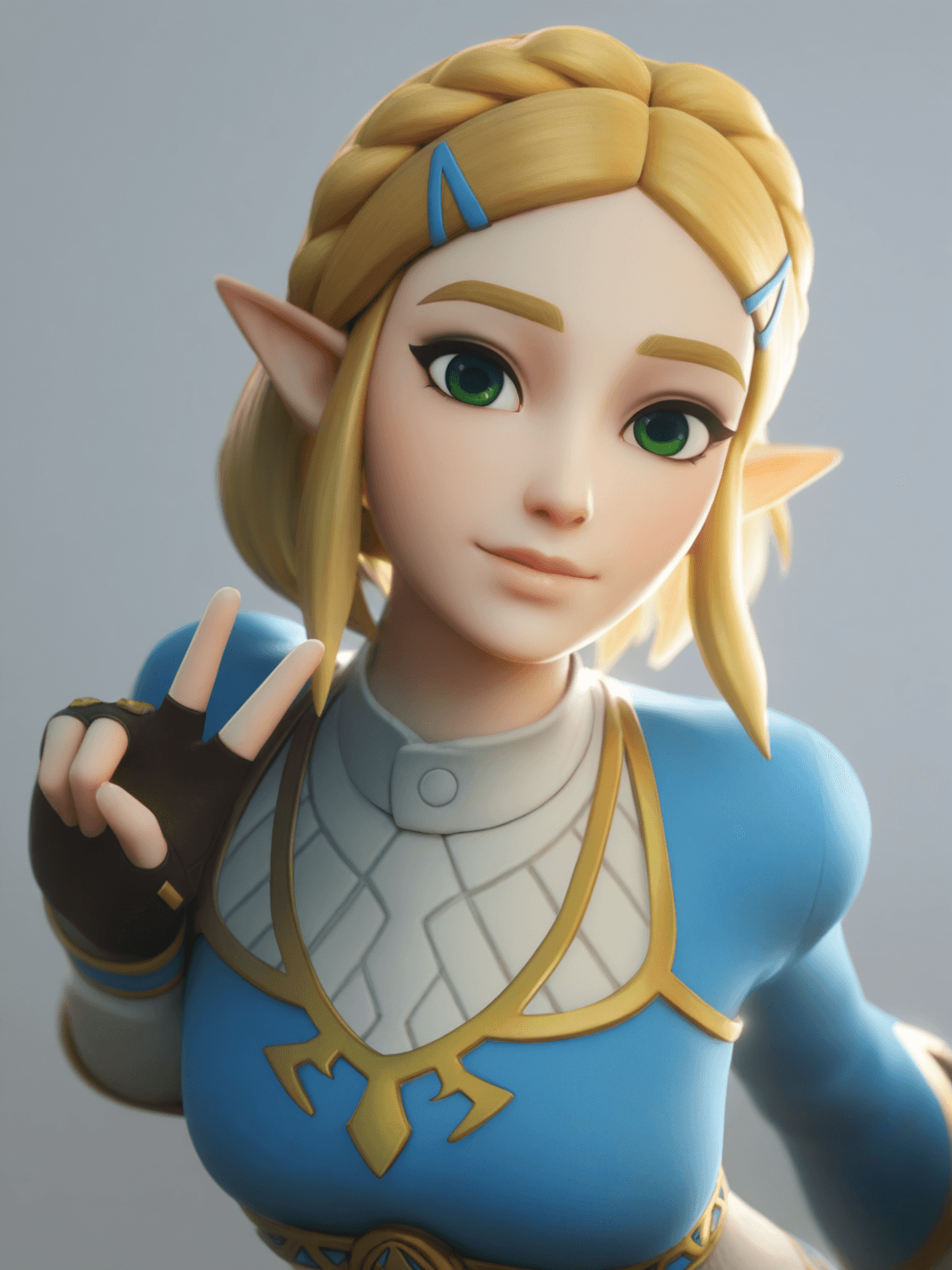 Fortnite 3D render Style - Illustrious
