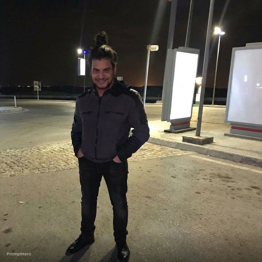 AI generated: Complete all my body with jeans black and black shoes