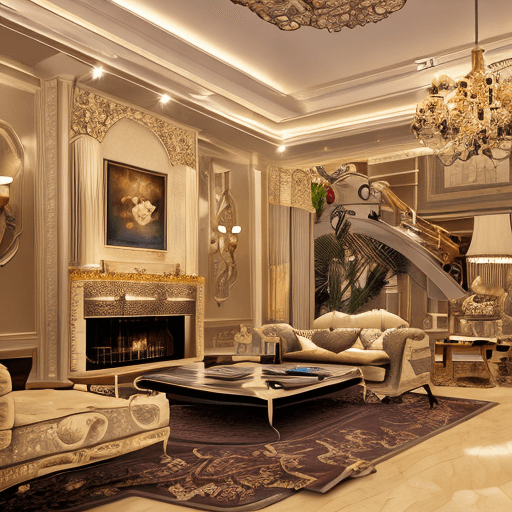 AI generated: High resolution photography interior design.