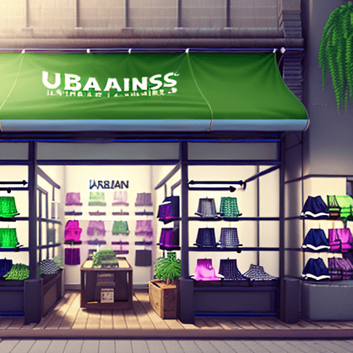 AI generated: Create a banner image for the "UrbanOasis" clothing and accessories store. 