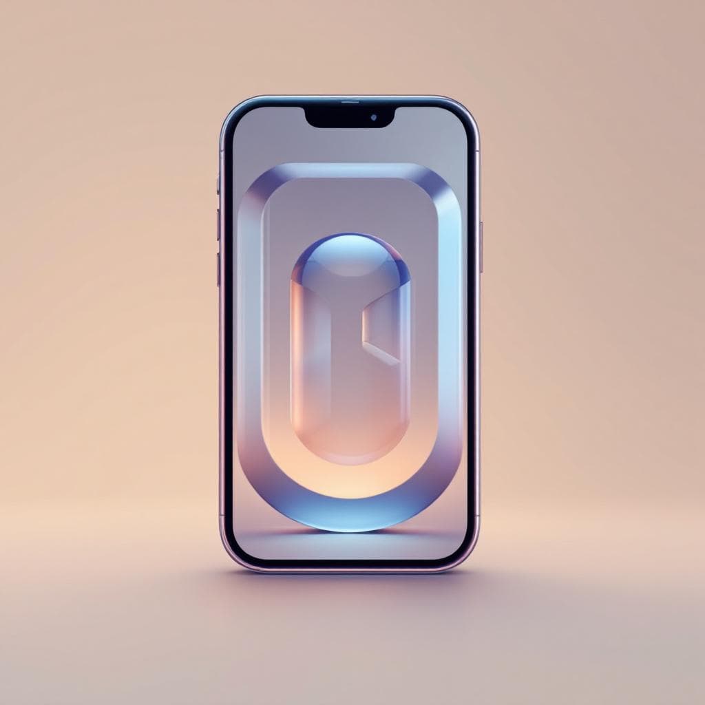 AI generated: Generate a sleek, glass-themed icon for a modern tech startup. The design should look minimal, futur...