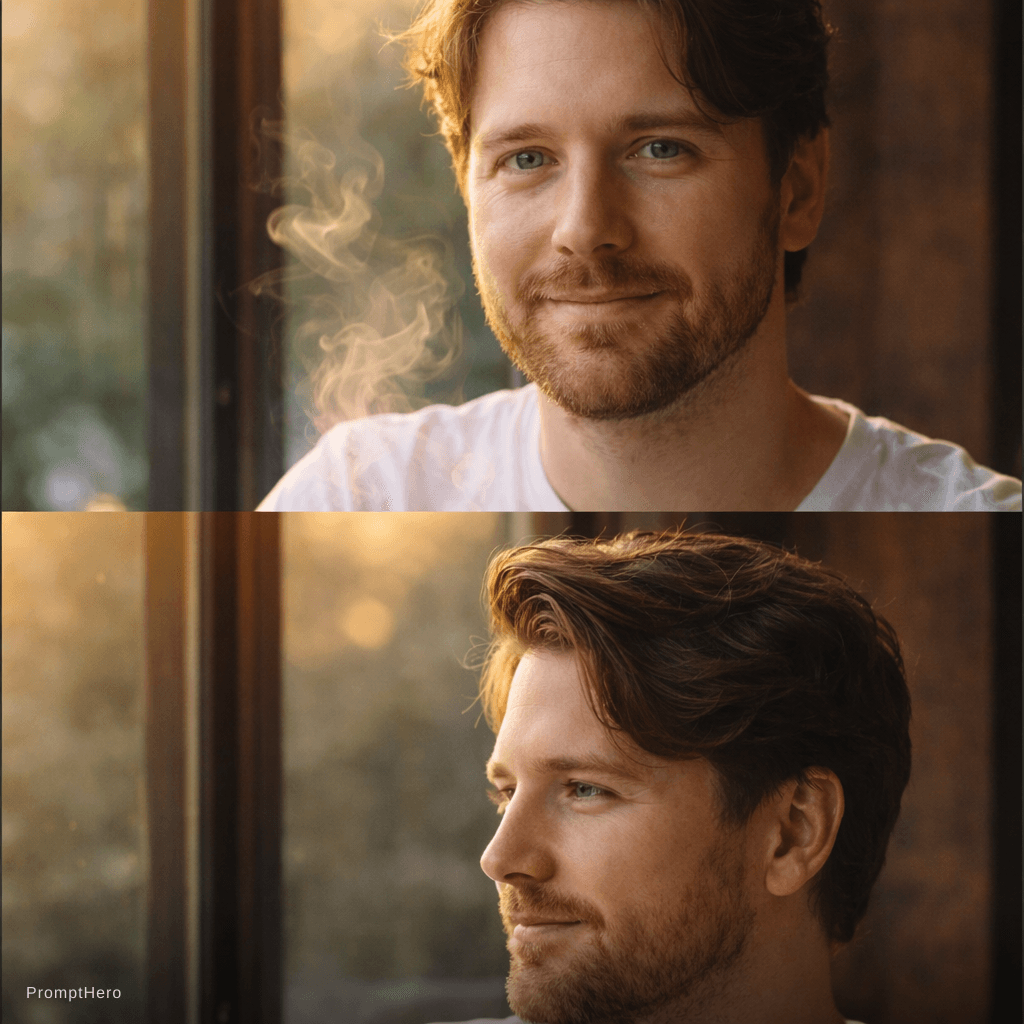 AI generated: change the man in the image 
