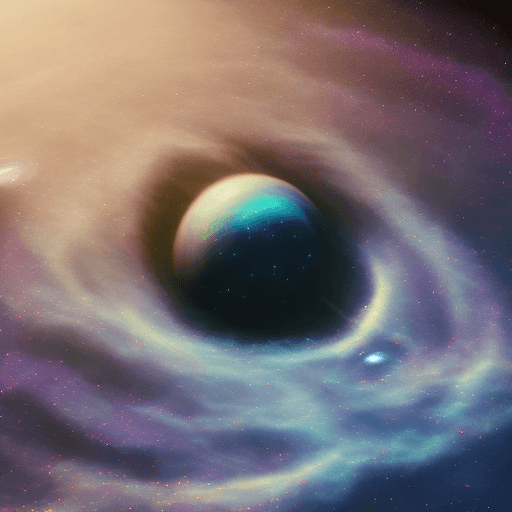 AI generated: galaxies, spirals, space, nebulae, stars, smoke, iridescent, intricate detail, in the shape of a com...