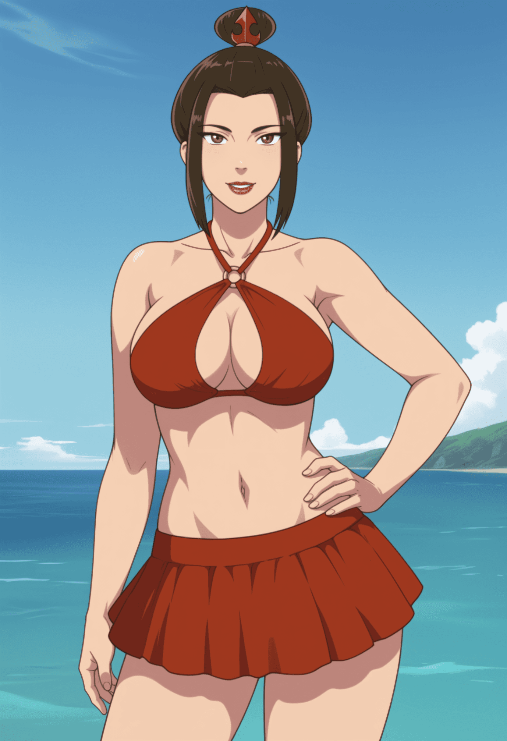 Azula, princess of the Fire Nation, (Avatar: The Last Airbender, Four Elements Trainer), LoRA, Anima | PonyXL | Illustrious XL