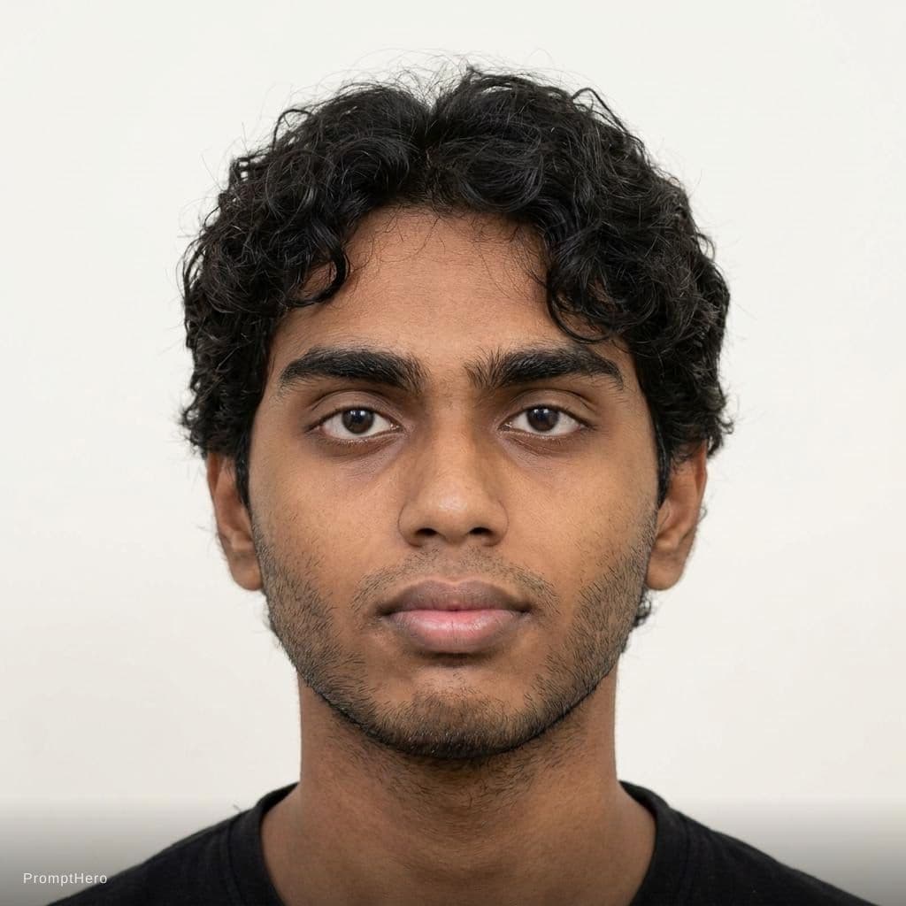 AI generated: passport size 