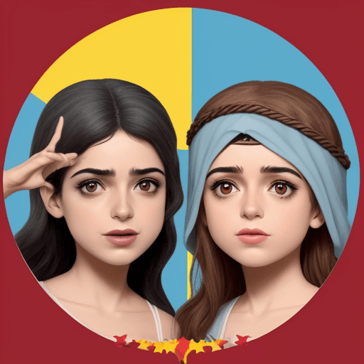 AI generated: A emoção paz no filme divertidamente
