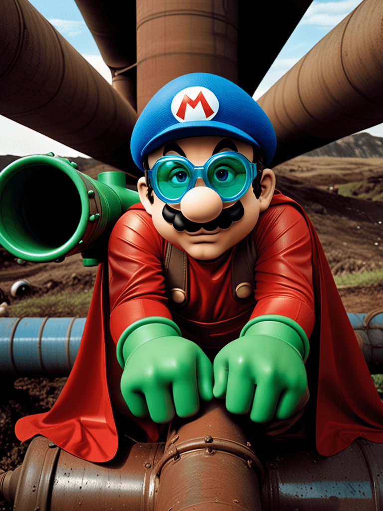 AI generated: super mario