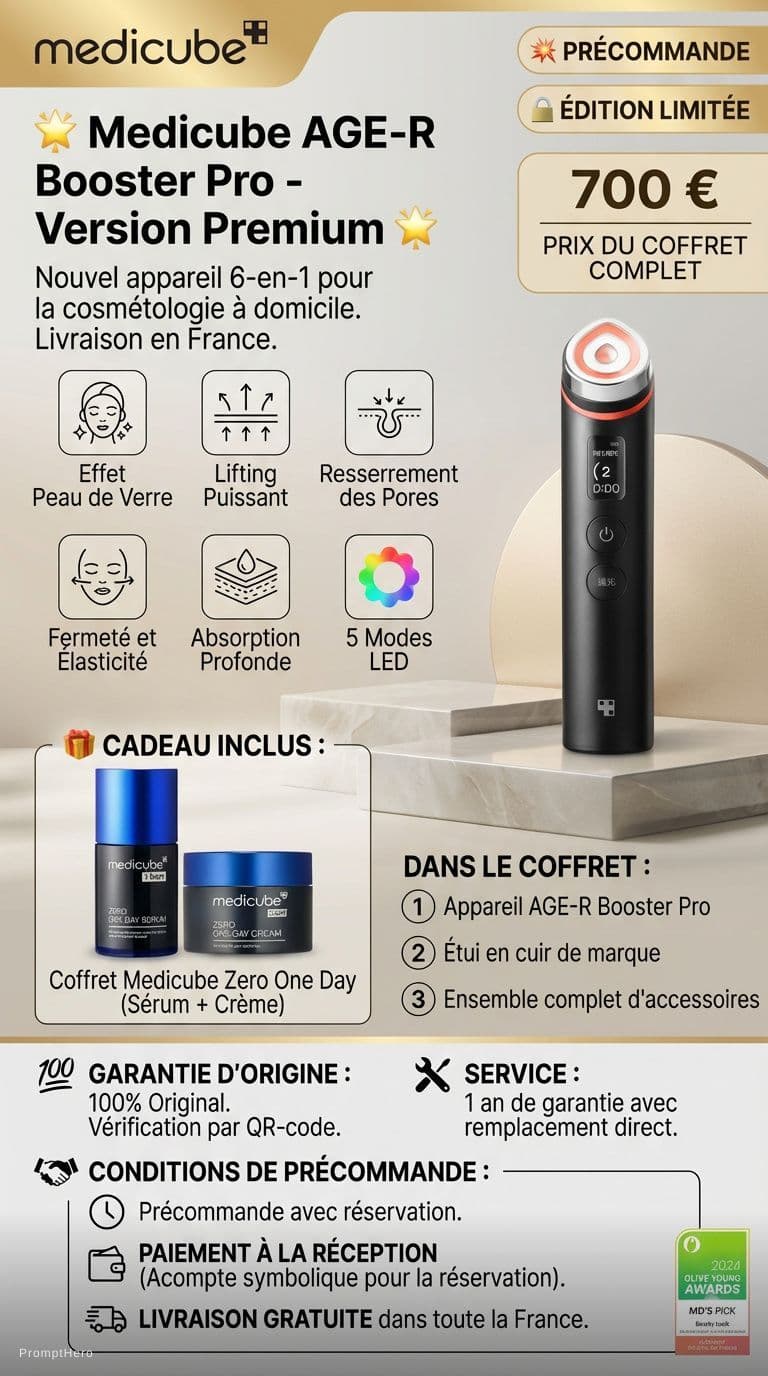 AI generated: Publicité des produits de beauté féminine 