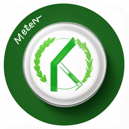 AI generated: Minimalistic logo, inscribed in a circle, green ear, jar vitamin and face pharmacist in a cap, witho...