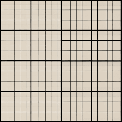 AI generated:  A texture of squares, each precisely rotated at 45 degrees. The carefully selected two-tone palette