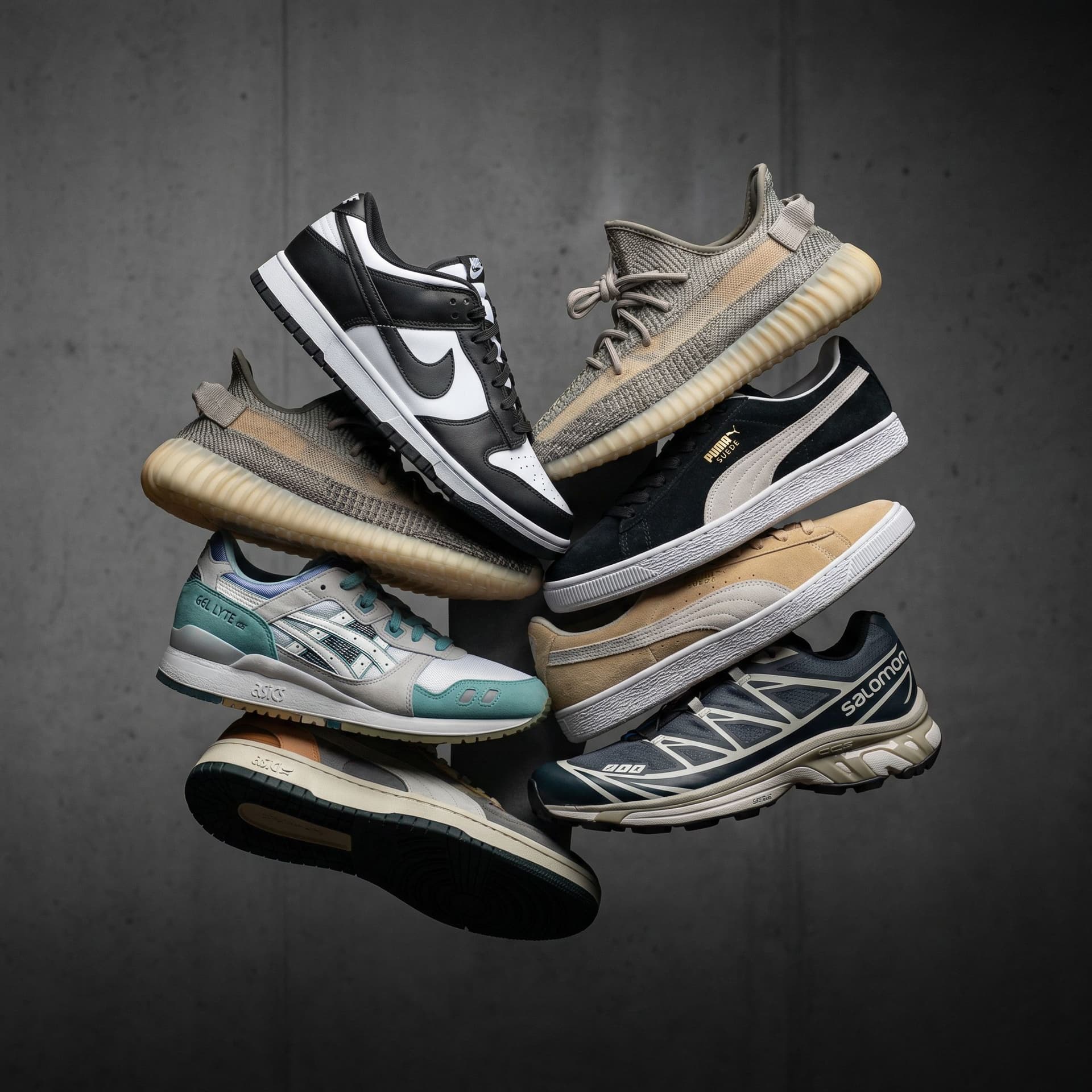 AI generated: A modern, professional, and eye-catching sneaker composition for an Instagram profile picture.
A dyn...