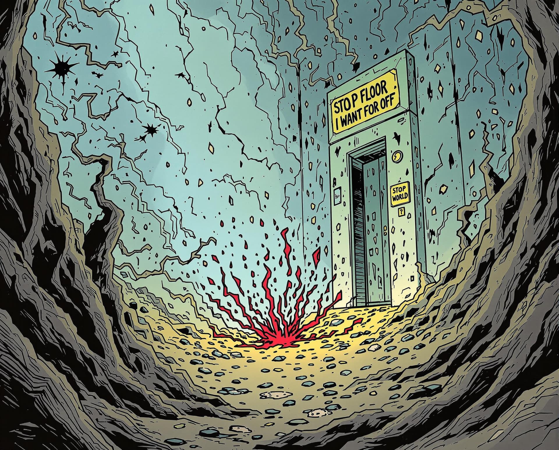 AI generated: Whether you’re dodging cosmic beasts or just taking a wrong turn into the unknown, today’s theme is ...