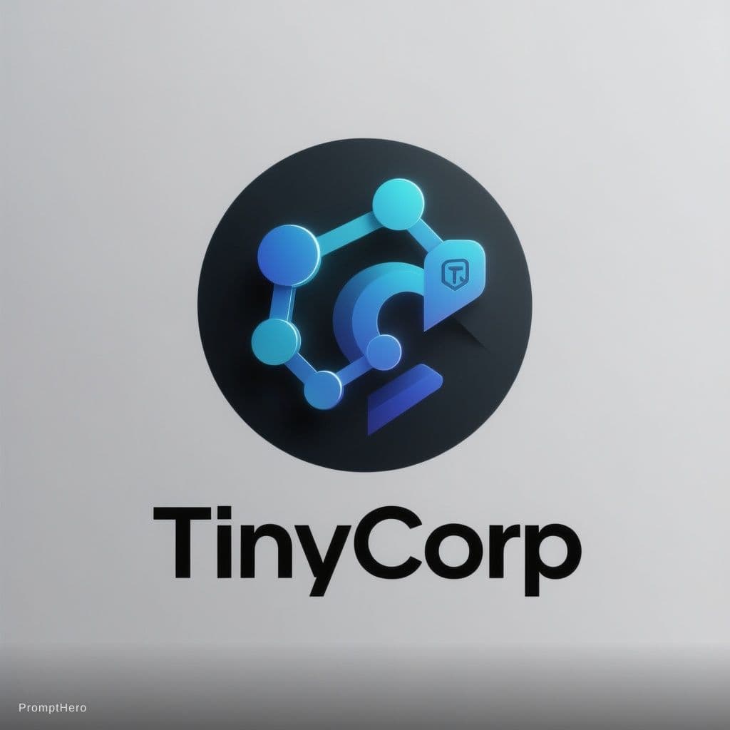 AI generated: Create a premium, modern logo for a technology holding company named "TinyCorp".

Brand positioning:...