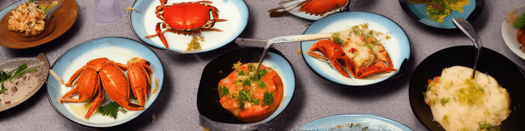 AI generated: palatable crab food
 photos
