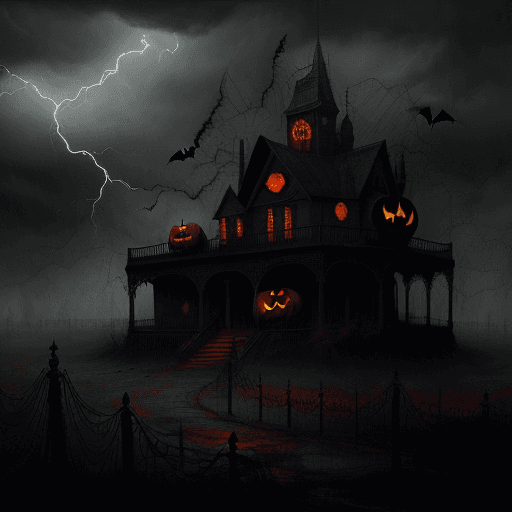 AI generated: GRAPHIC rusty color tones, Car Alsvin Changan dark colors, halloween , bats, spiderweb , gothic, dar...
