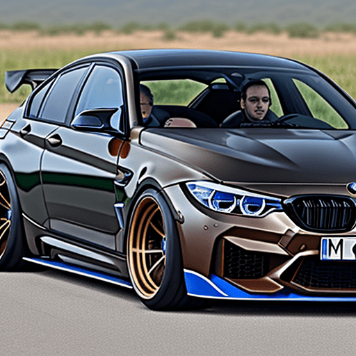 AI generated: wild boar (animal) styled as tuned BMW M Performance. It should be animal in te first place