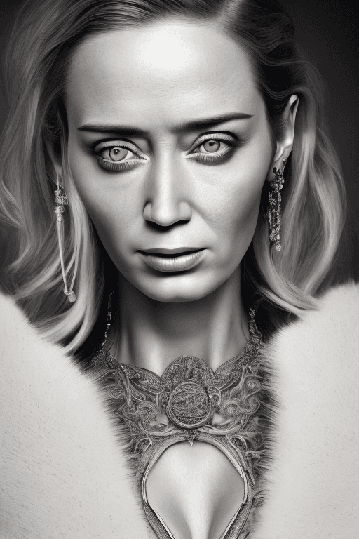 AI generated: emily blunt, nude, intricate details, ultra detailed face, beautiful, sexy, gorgeous, female model, ...