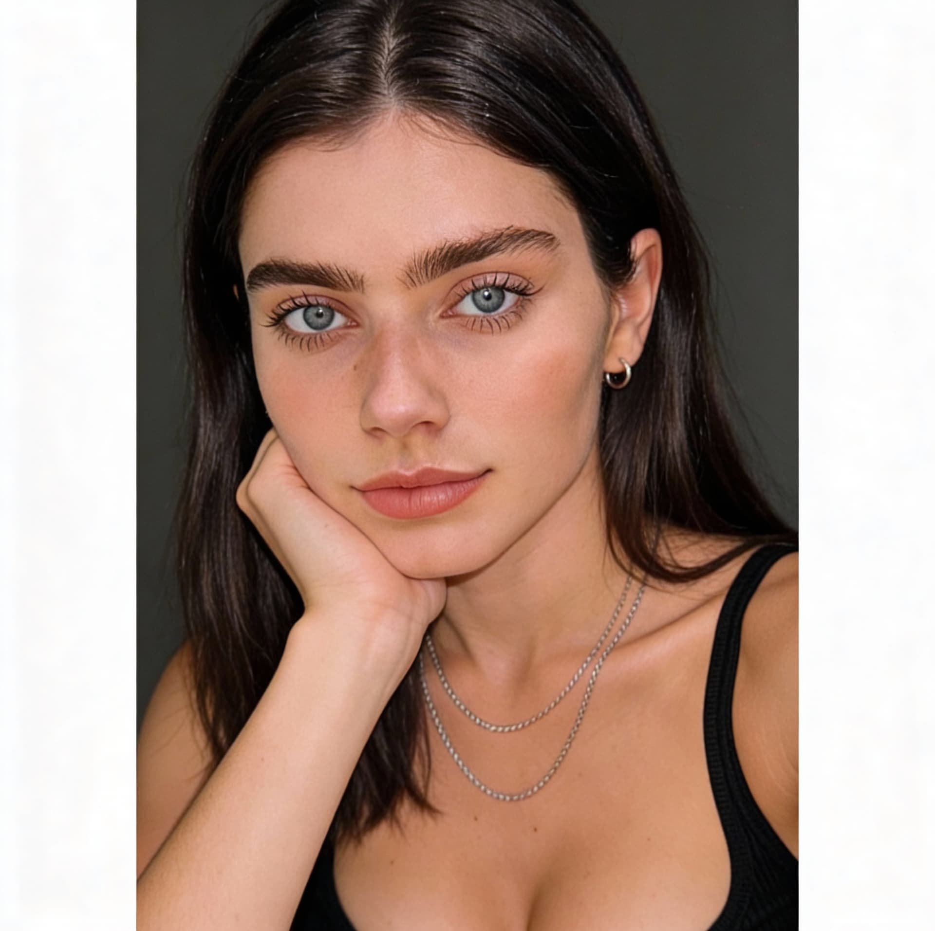 AI generated: close-up of a stunning fashion model, ultra-realistic, portrait, shot on a Sony A7III, high quality ...
