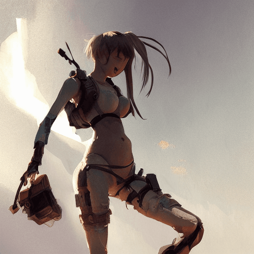 AI generated: camel toe visible rip,  hyper detailed, anime, by greg rutkowski, 