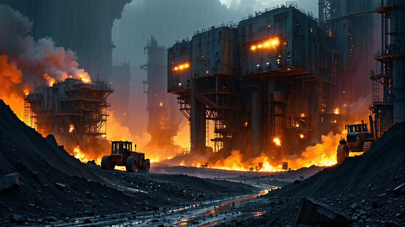 AI generated: by Jon McCoy. Create an image depicting the destruction of a world. Create a science fiction concept...