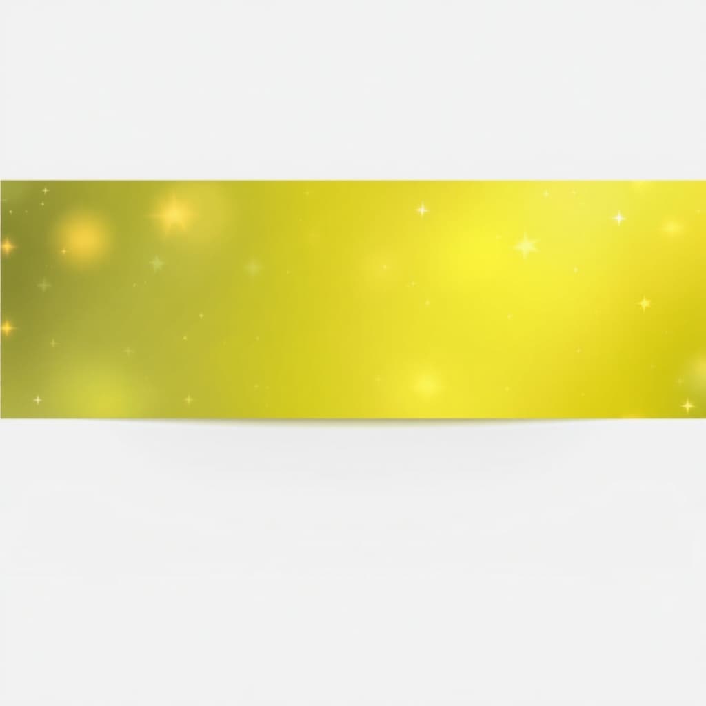AI generated: smooth yellow-green background for the banner with small blurred decorations in the form of stars