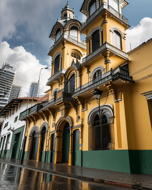 AI generated: image that shows the clean air in bogota colombia 8k, intricate detail, photorealistic, realistic li...