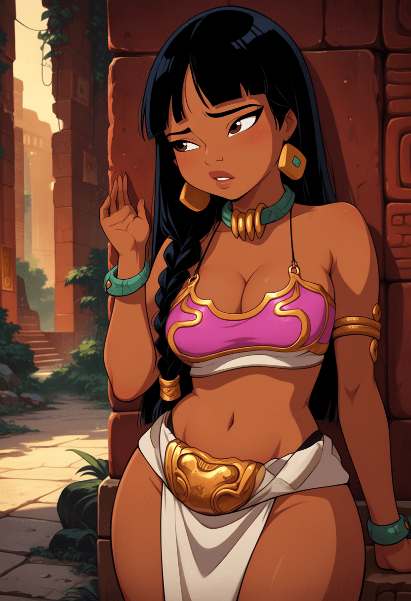 Slavekini, aka Slave Leia Outfit - Clothing [Anima, IL, Pony, SDXL]